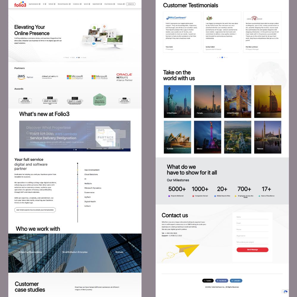 Mobile App Design for folio3